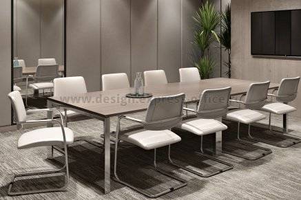 Разработка дизайна интерьера столы для переговоров BENT